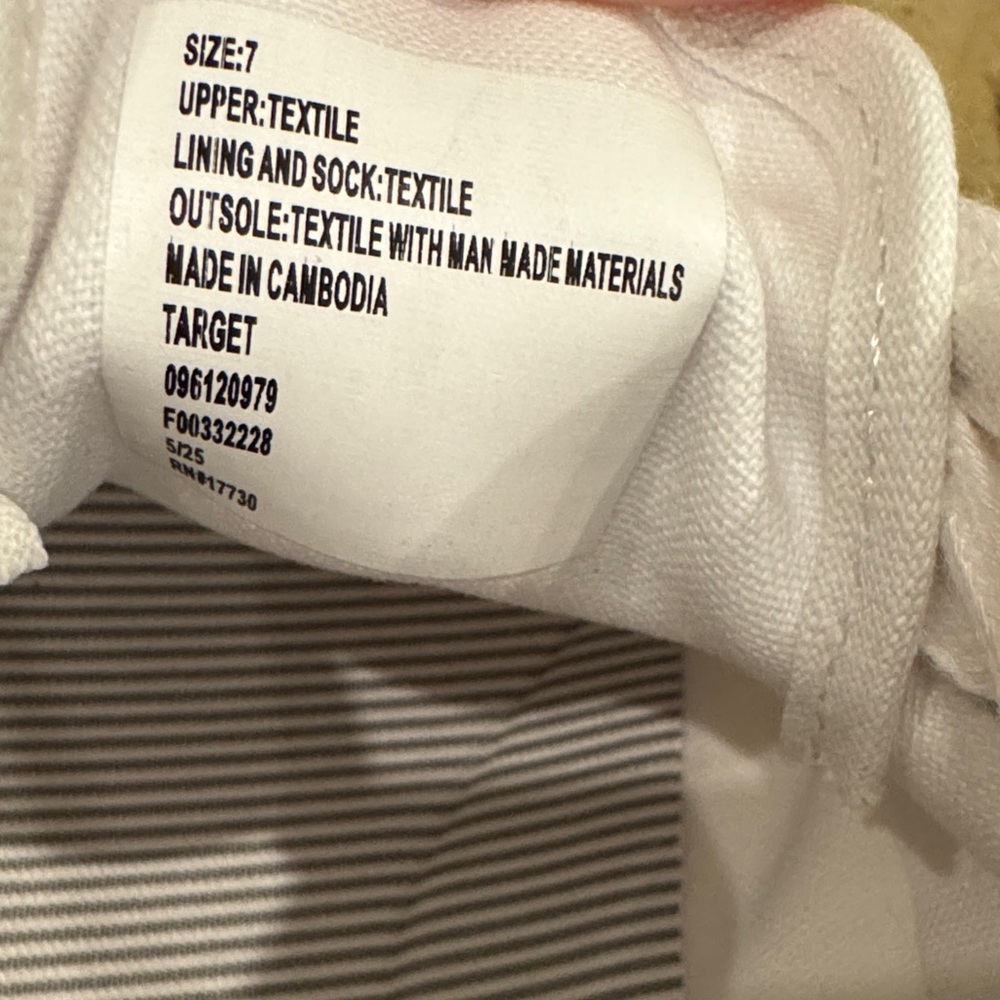 NWOT Universal Thread White Sneakers - Picture 2 of 6